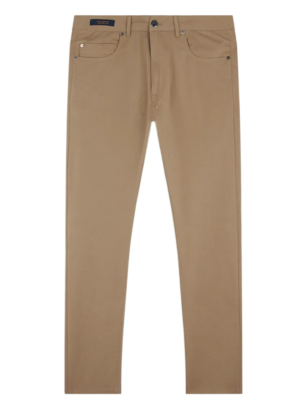 Paul & Shark Five-pocket Stretch Cotton Trousers In Brown