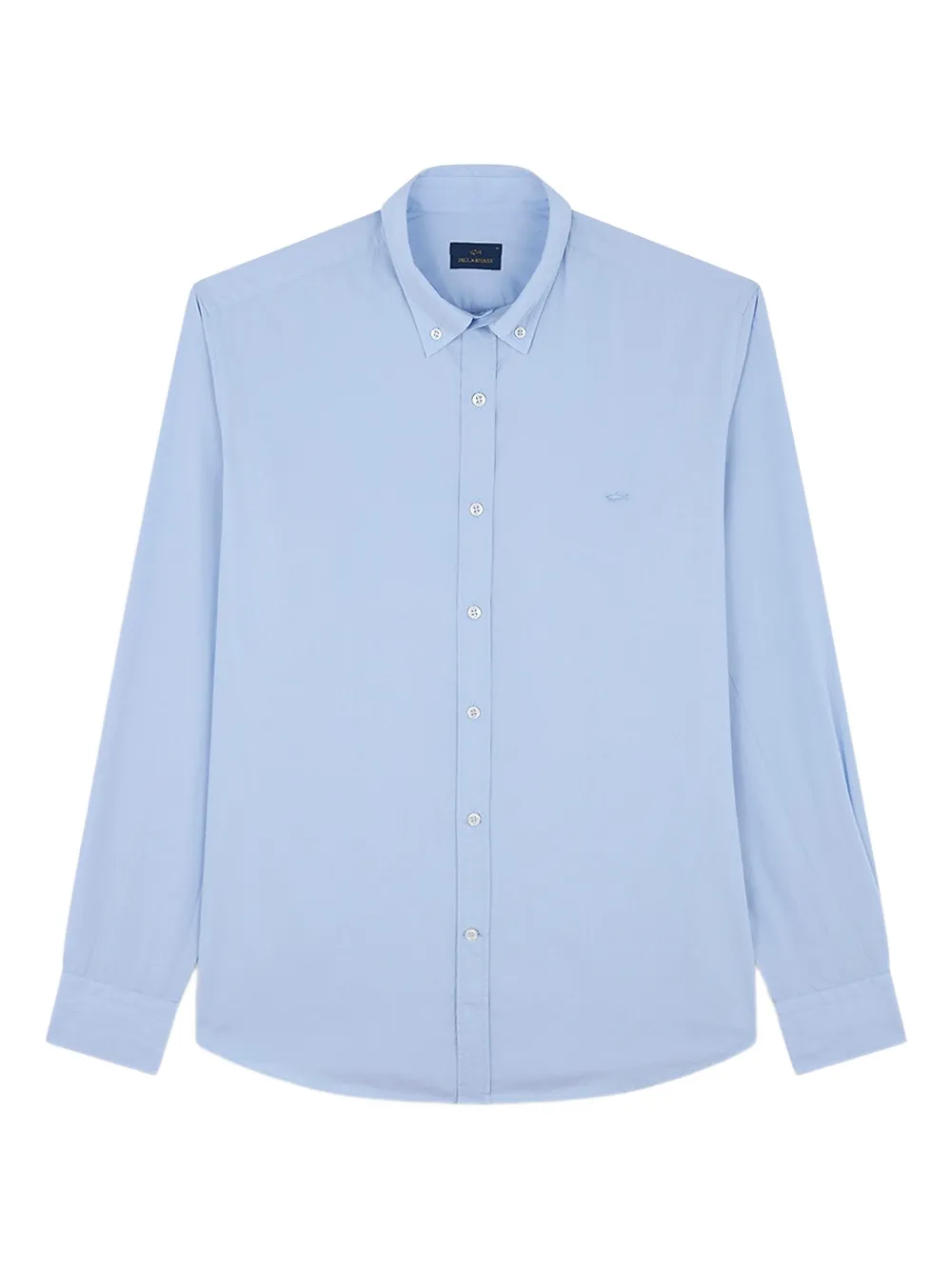 Paul & Shark camisa de popelina con tiburón bordado | azul | Image 1