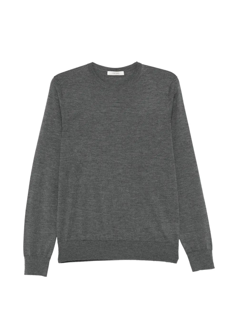 IVORY PARIS crew-neck long-sleeve sweater - Grigio