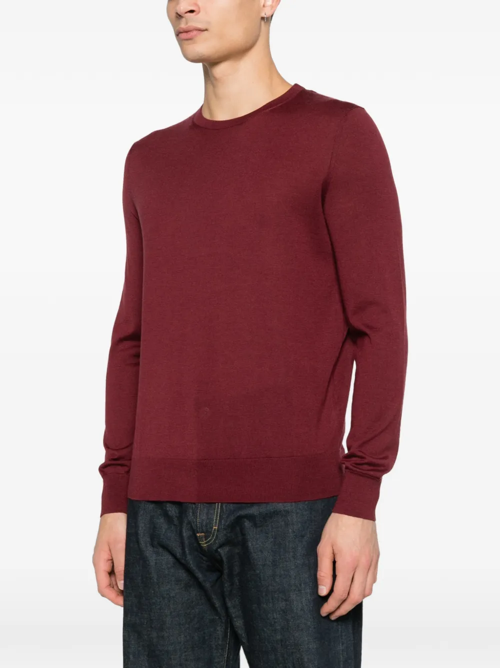  Ivory Paris Crew-neck Sweater - Red 