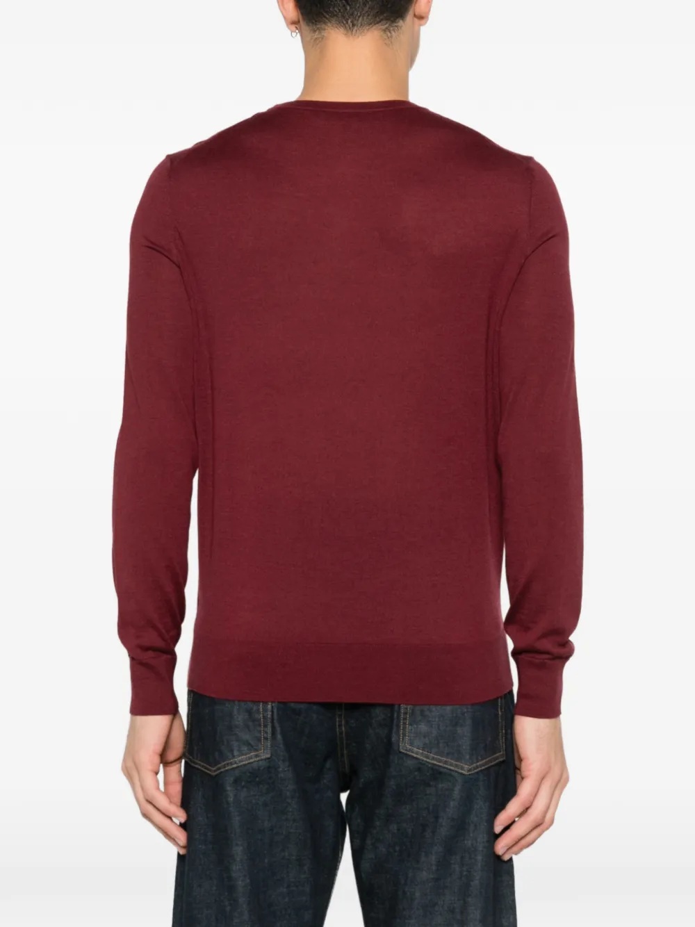 IVORY PARIS Trui met ronde hals Rood
