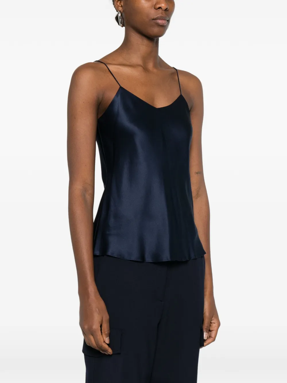  Ivory Paris Spaghetti-strap Tank Top - Blue 
