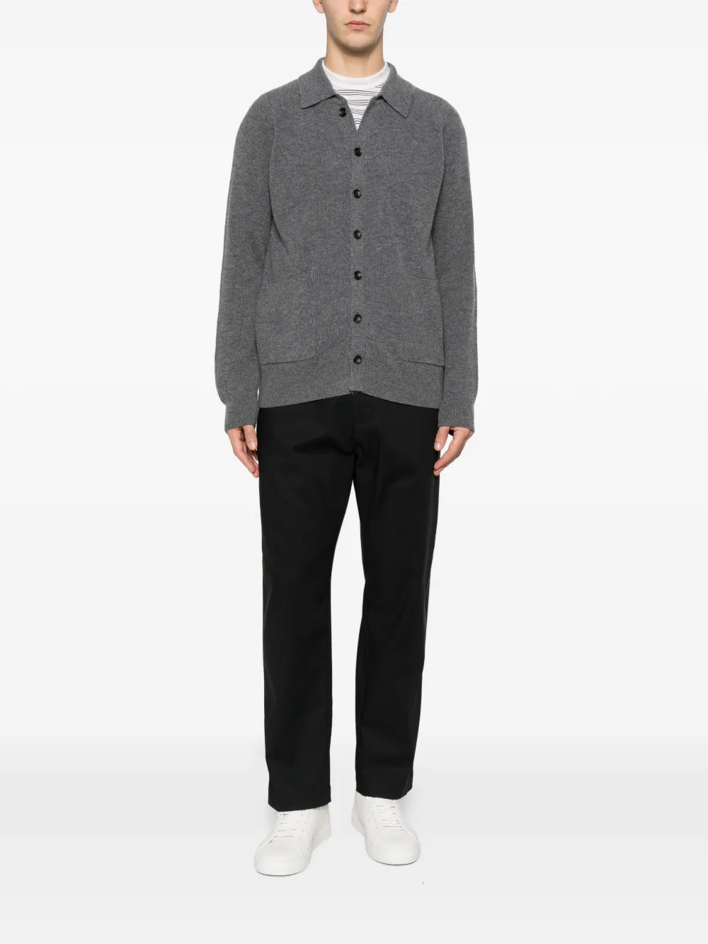 Hosio polo-collar cardigan | Cardigans | Image 2