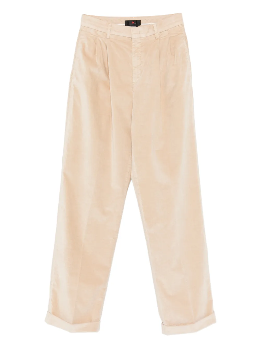 Peuterey pleated velvet trousers | Neutrals | Image 1