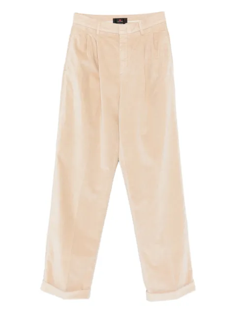 Peuterey pleated velvet trousers