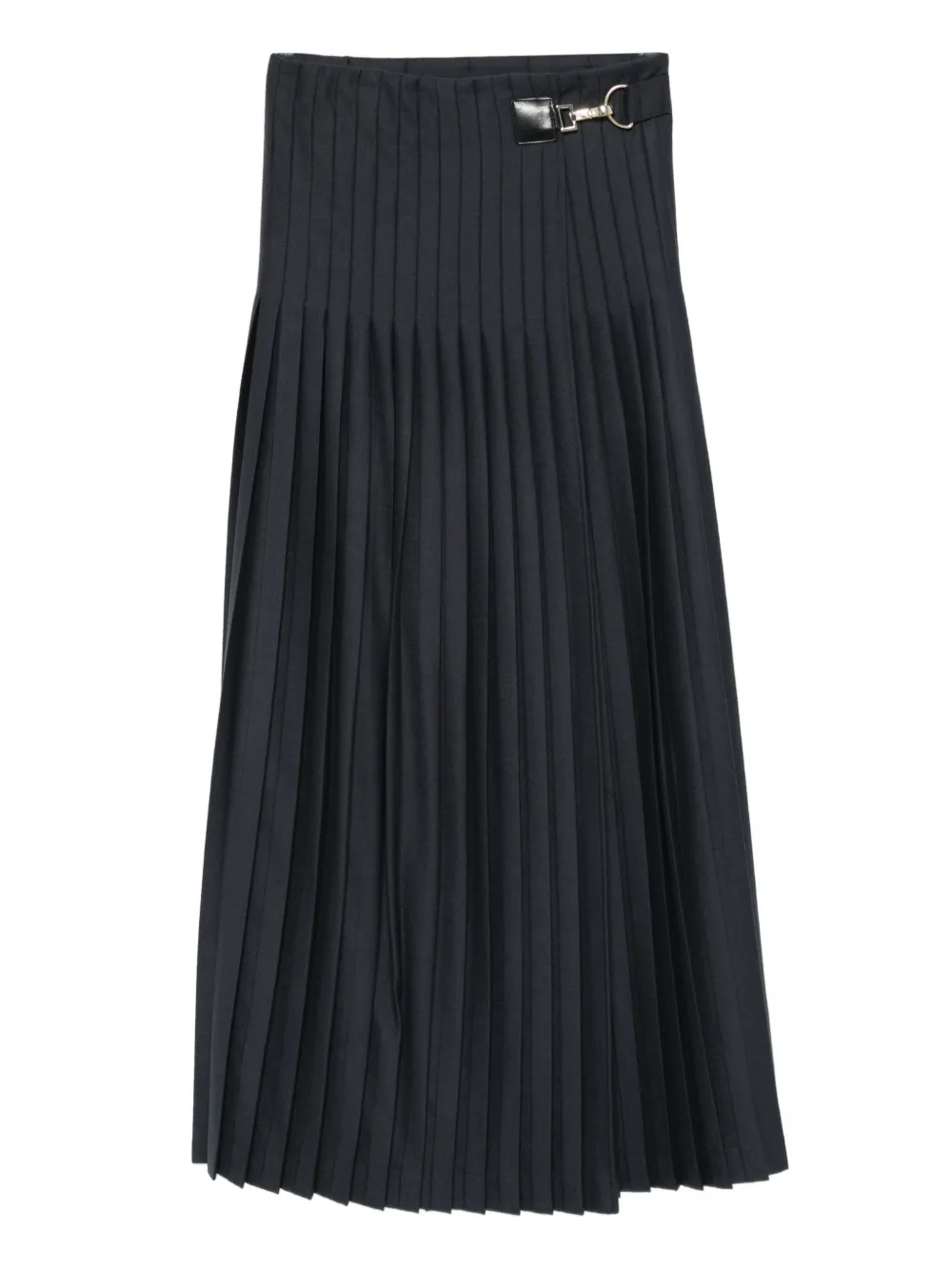 Semicouture Aguenda pleated midi skirt - Blu