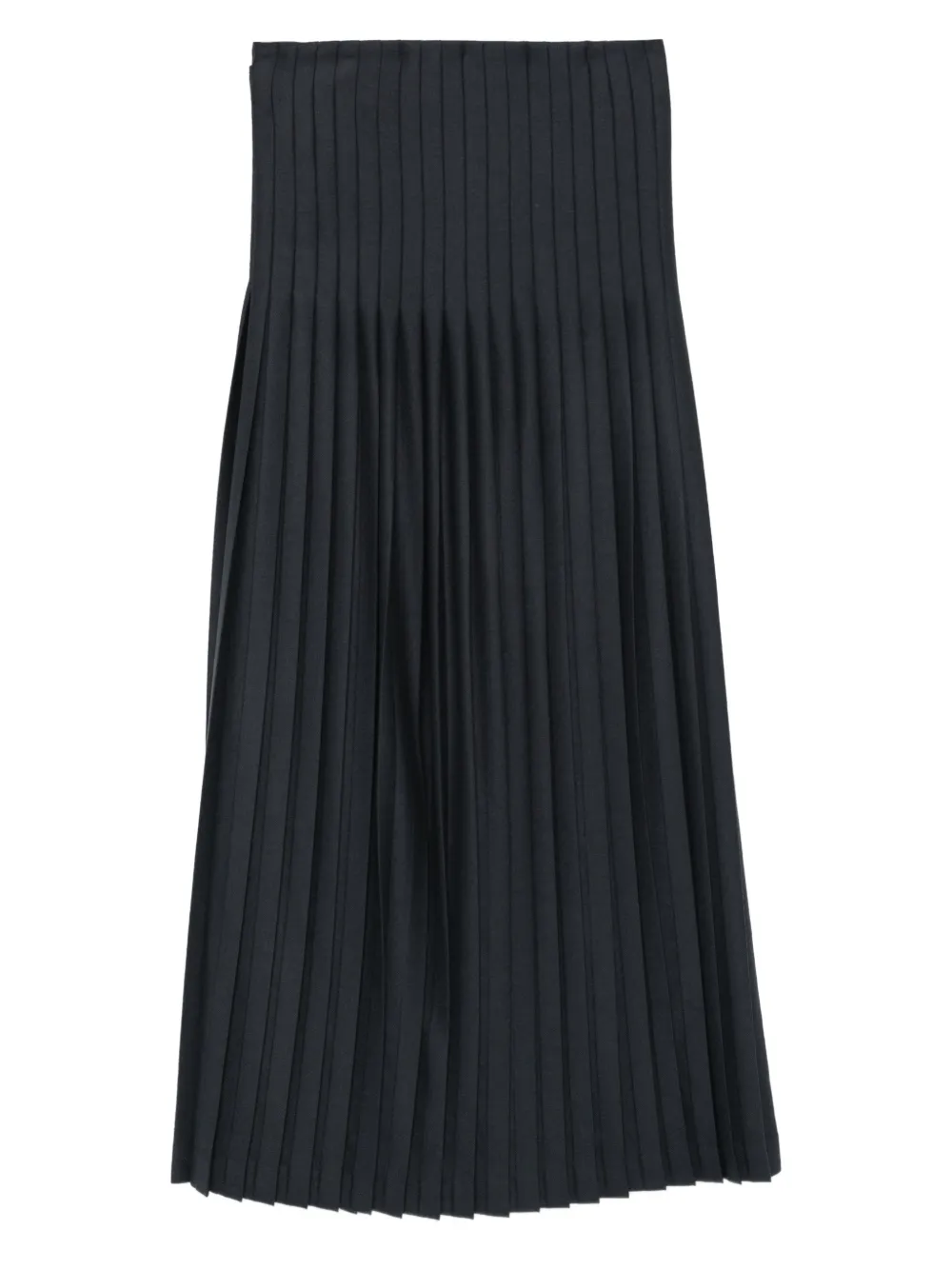 Semicouture Aguenda pleated midi skirt - Blauw