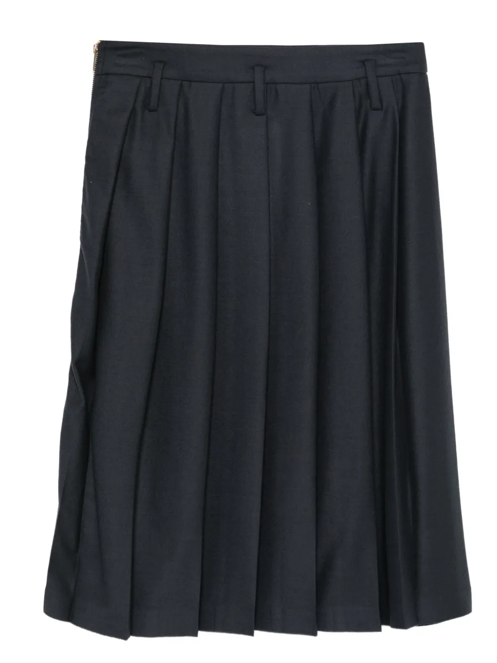 Semicouture Estella pleated midi skirt - Blauw