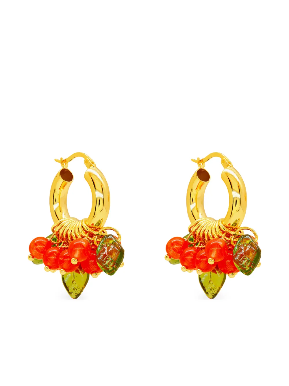 Lingonberry Beret Earrings