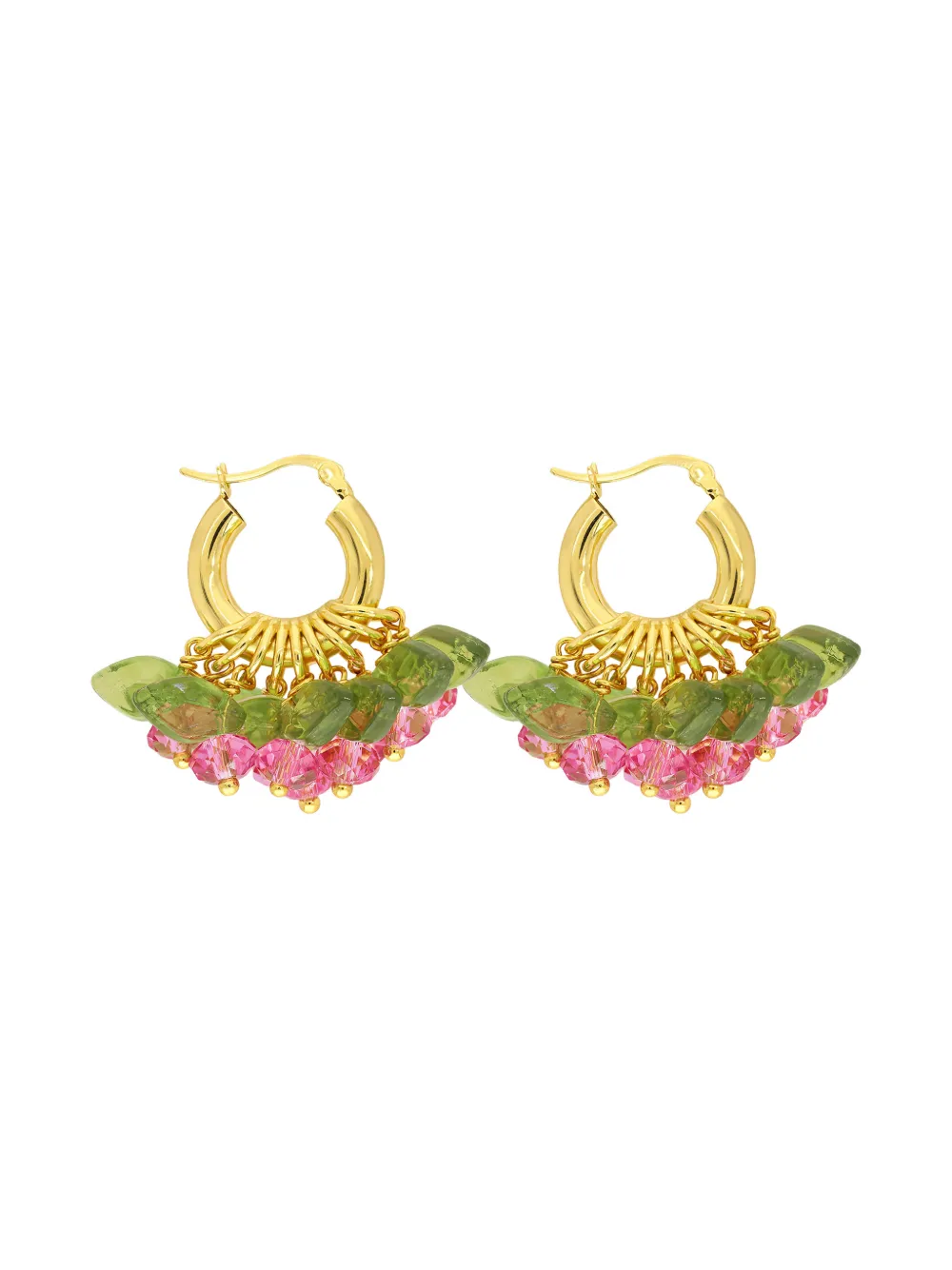 Annele Mini Rose Fields Forever Earrings In Gold