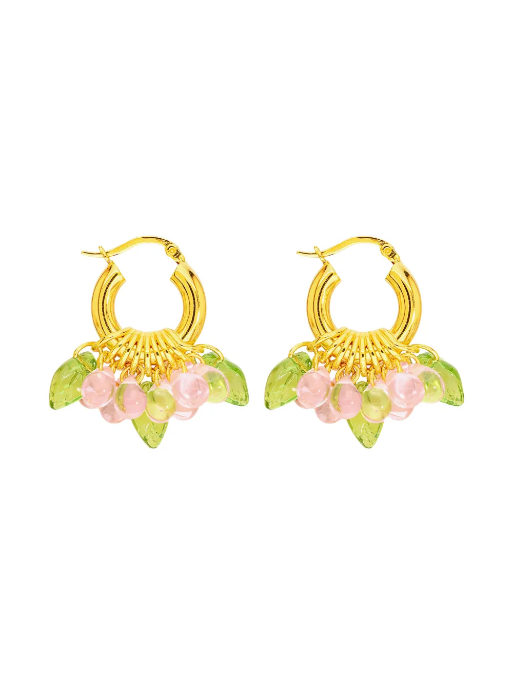Annele Mini Baby Blossom Earrings In Gold