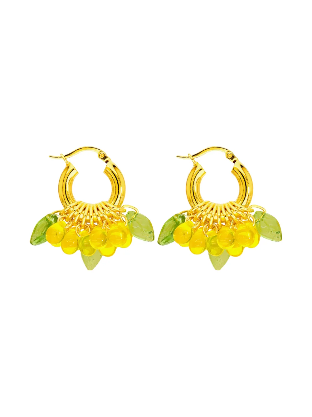 Annele Mini Baby Buttercup Earrings In Yellow
