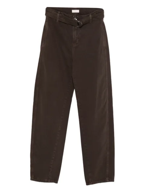 LIU JO belted-waist side-pocket trousers 