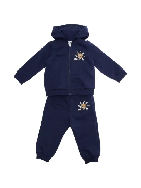 Moschino Kids logo-print tracksuit set