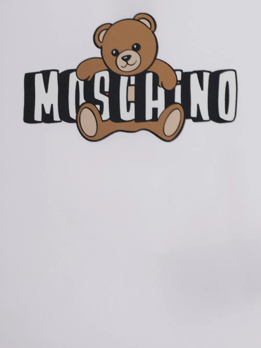 Moschino Kids Shorts met logoprint Wit