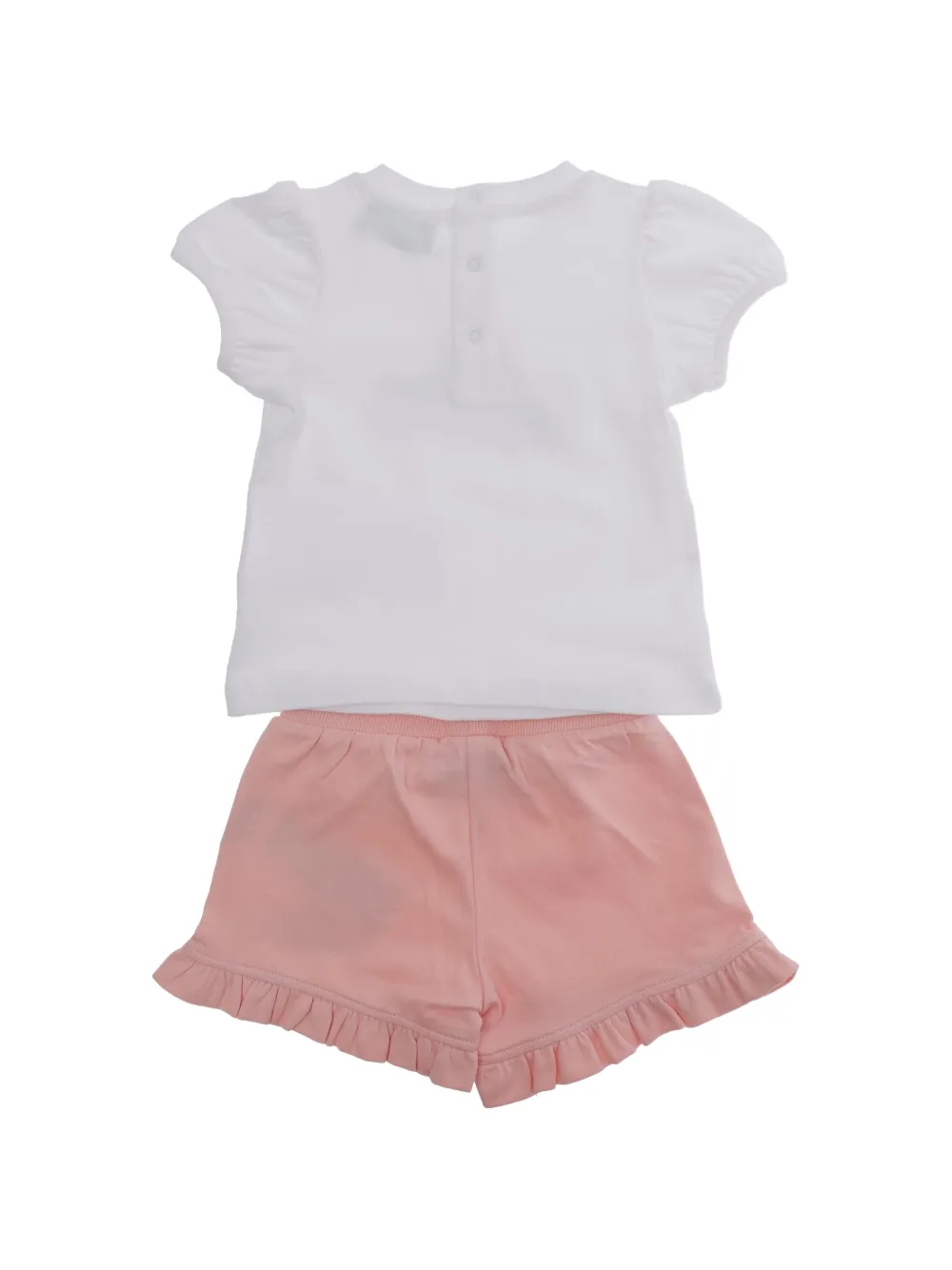 Moschino Kids Shorts met logoprint Wit