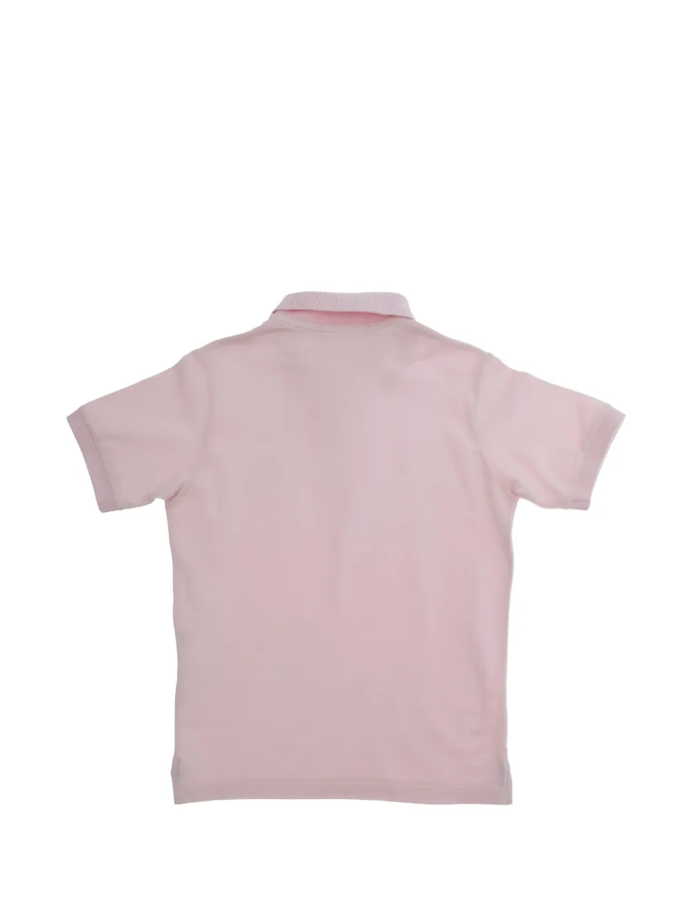 Stone Island Junior Poloshirt met logopatch en knopen Roze