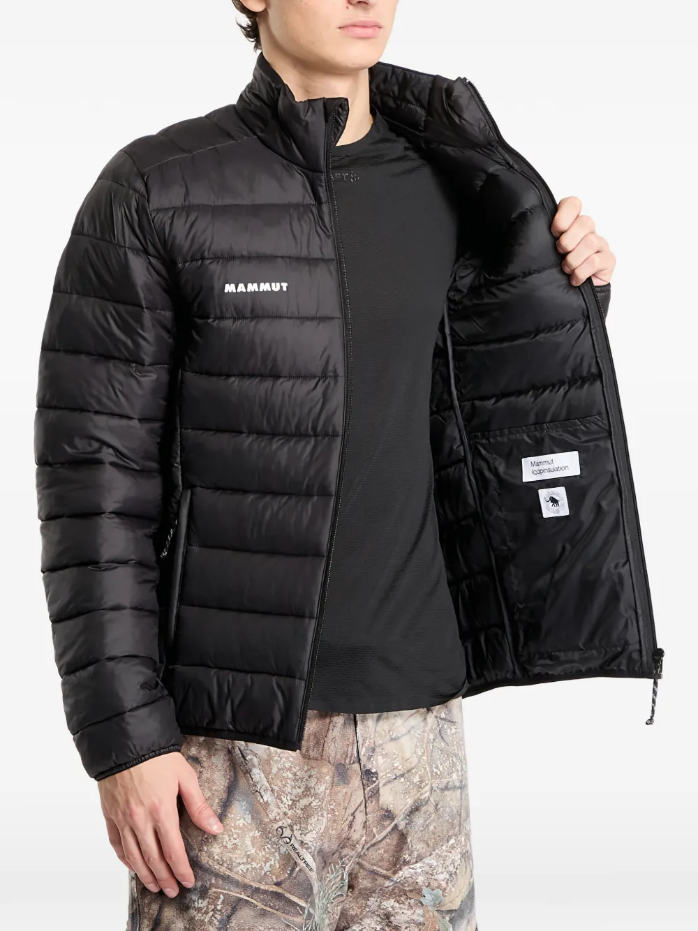  Mammut Crag In Quilted Zip Jacket - Black 