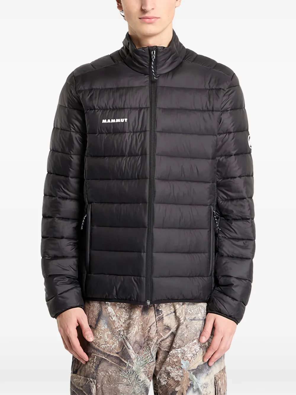 Mammut Crag In quilted zip jacket | Black | Image 1