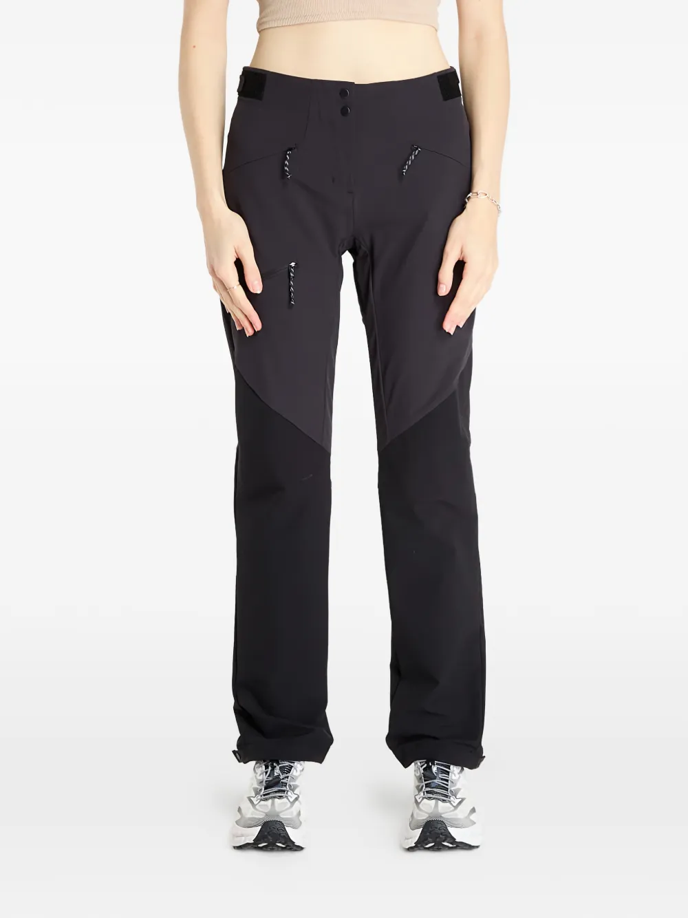 Mammut Courmayeur Zipped-pockets Track Pants In Black