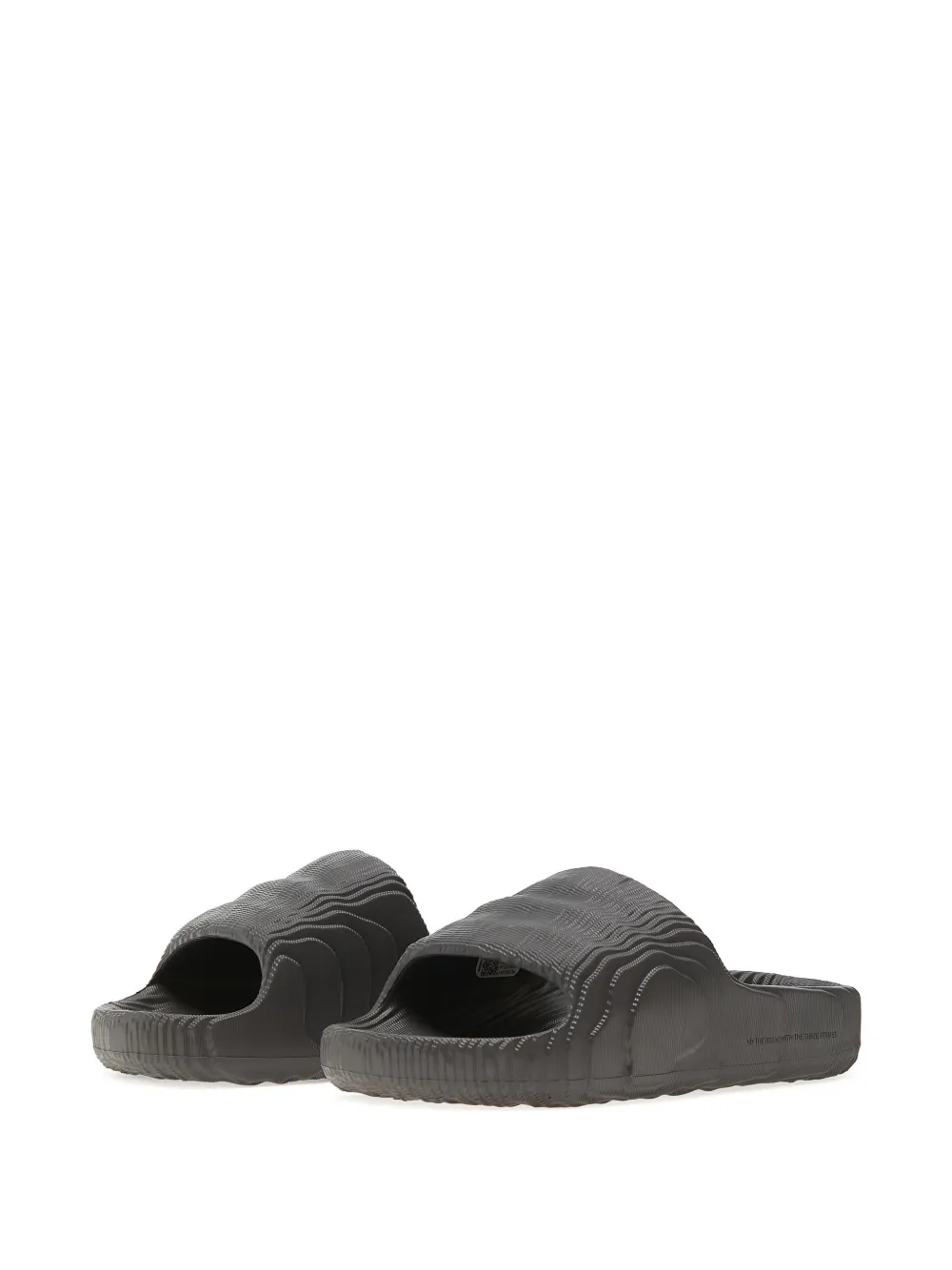 adidas Adilette 22 textured slides Grijs