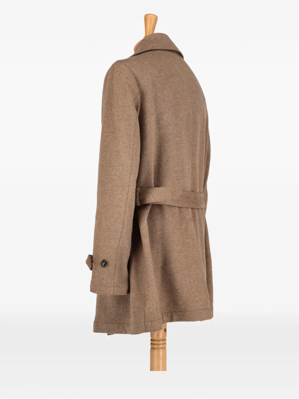 Luigi Bianchi double-breasted belted coat | Image 2