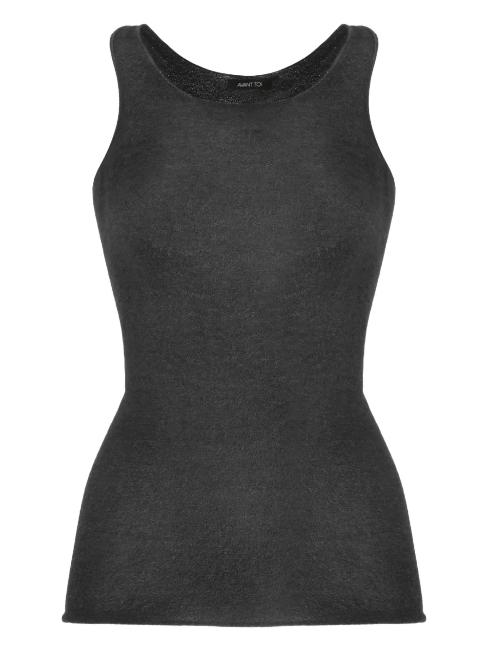 Avant Toi Round-neck Tank Top In Gray