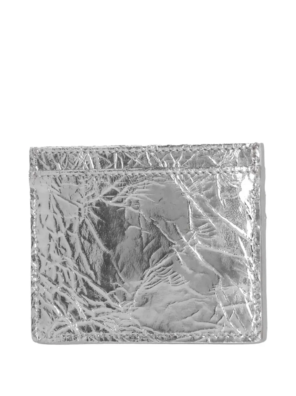 Vivienne Westwood orb-appliqu&eacute; card holder - Zilver