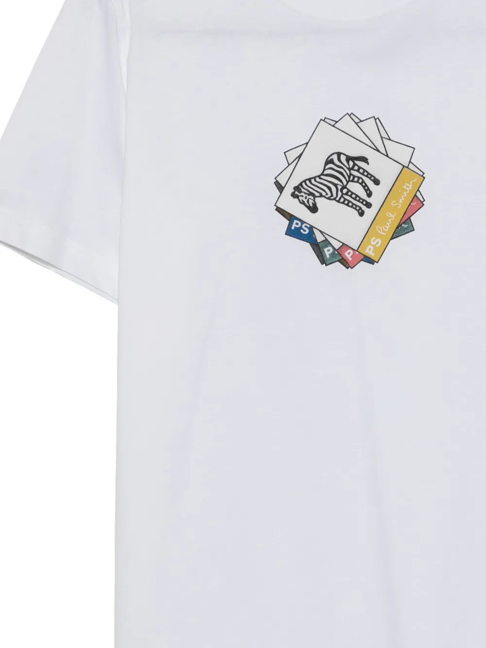 PS Paul Smith T-shirt met grafische print Wit
