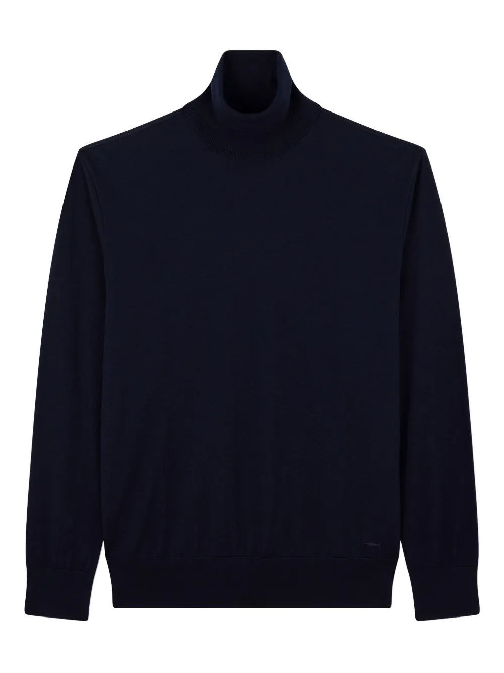 Paul & Shark stretch turtleneck shark embroidery sweater | Blue | Image 1