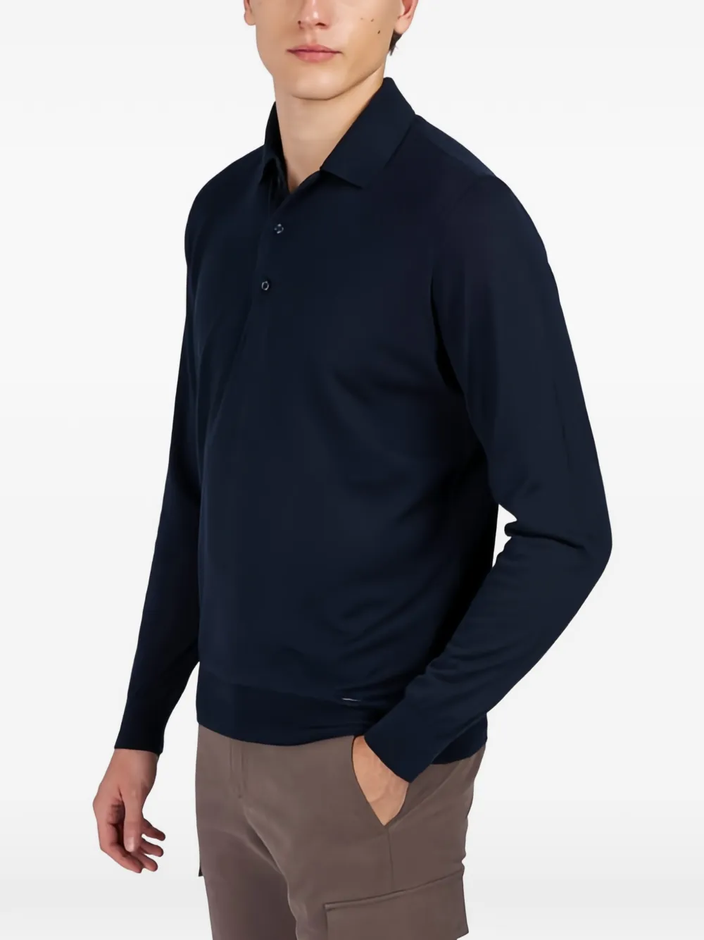 Paul & Shark shark embroidery polo shirt - Blauw