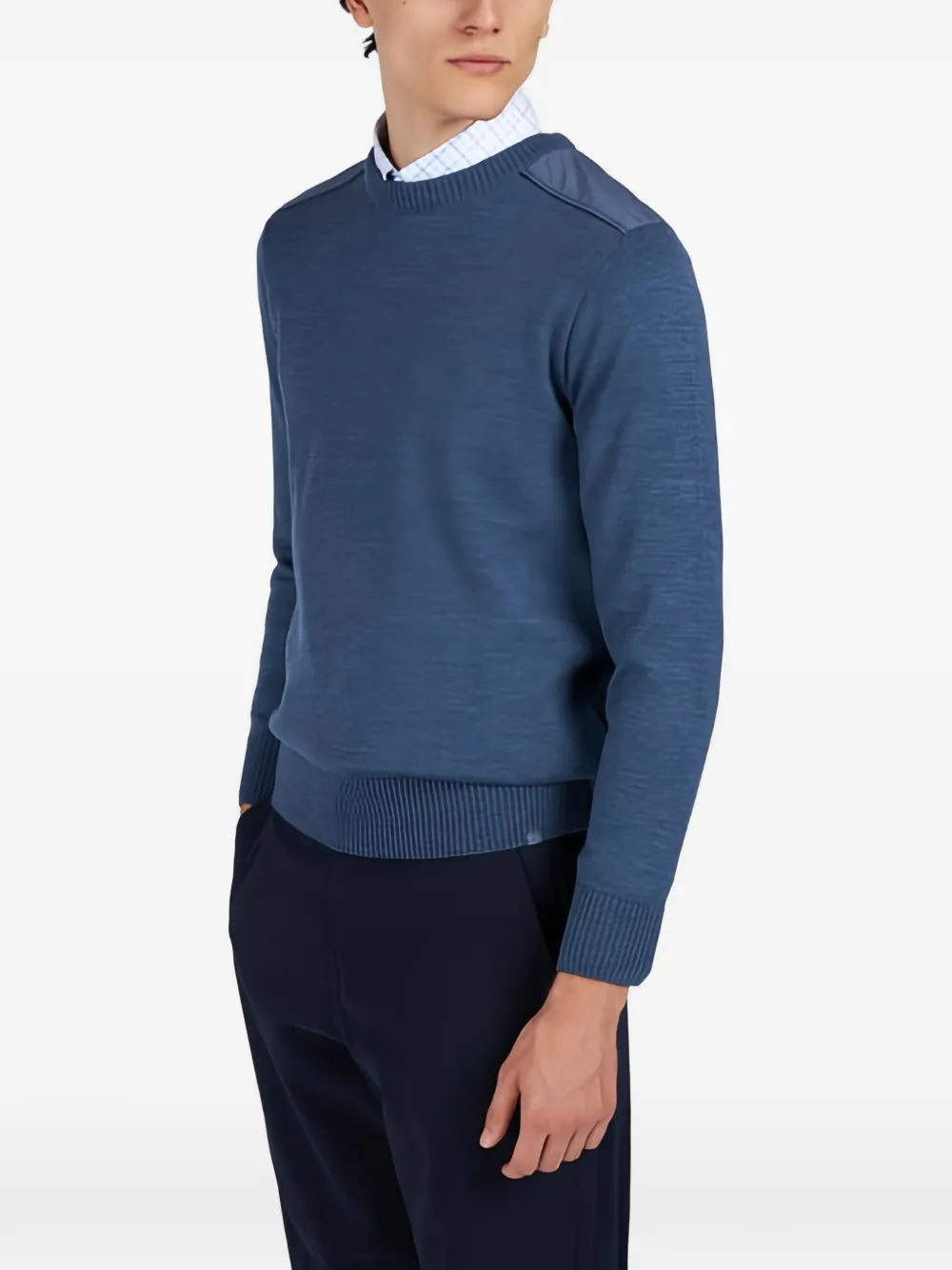 Paul & Shark typhoon detail crewneck sweater | Knitted Sweaters | Image 2