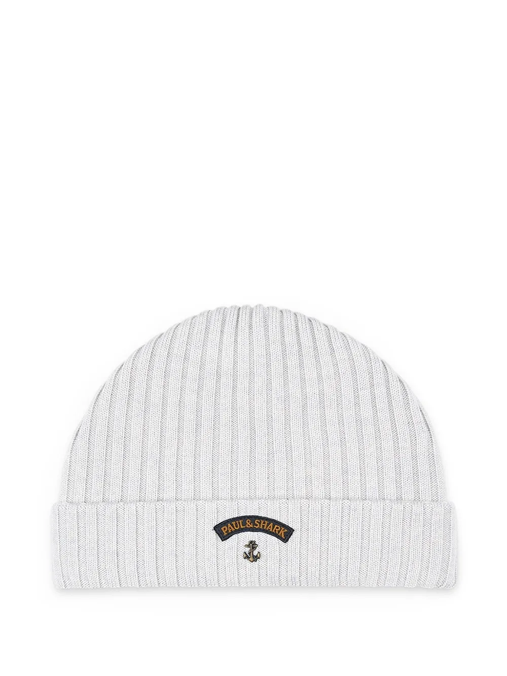 Paul & Shark ribbed beanie hat - Grigio