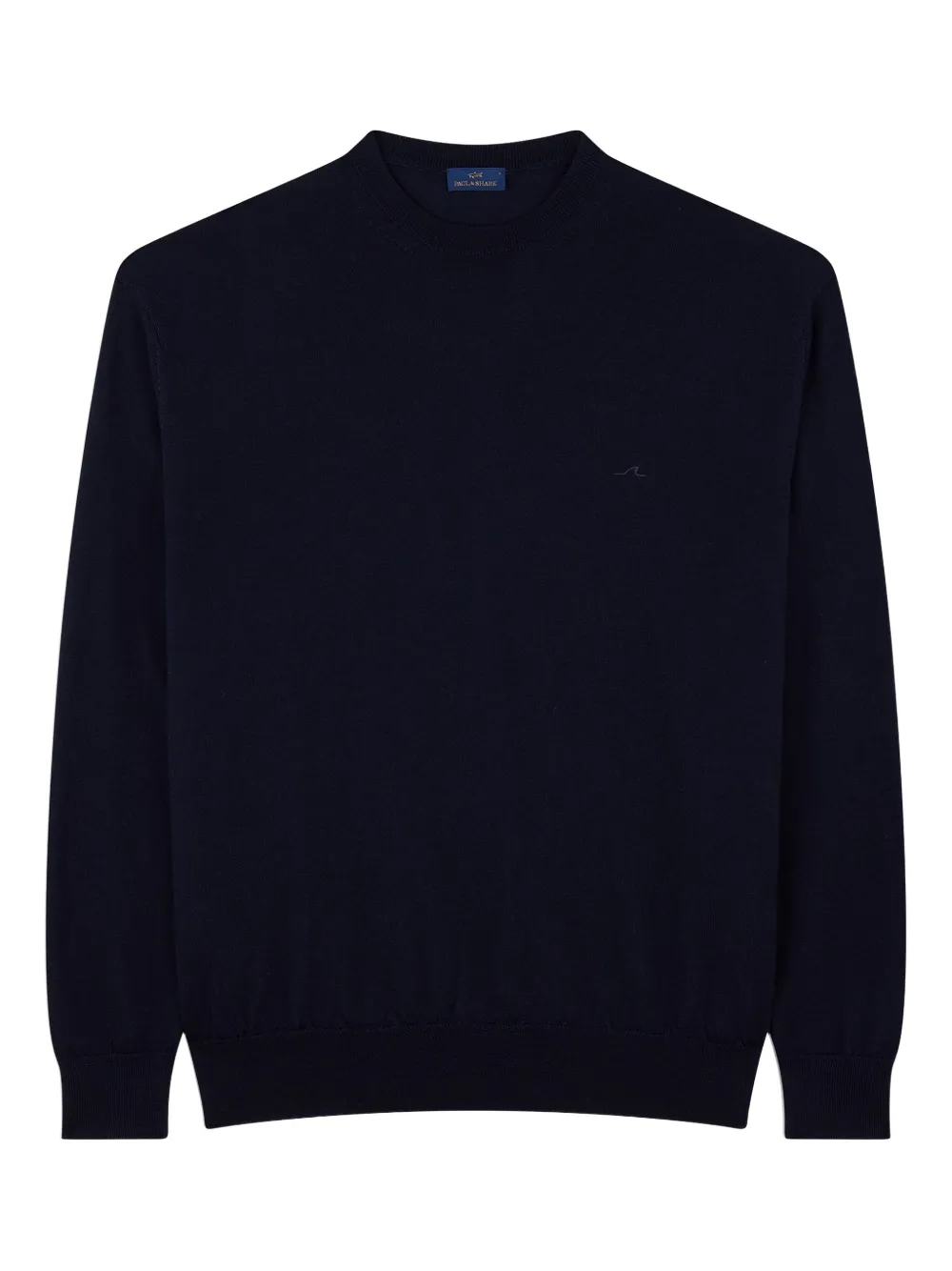Paul & Shark shark fin embroidery crewneck sweater | azul | Image 1