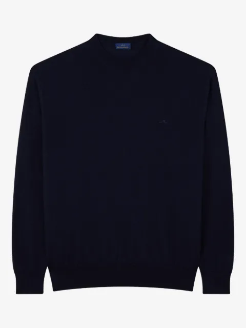Paul & Shark shark fin embroidery crewneck sweater