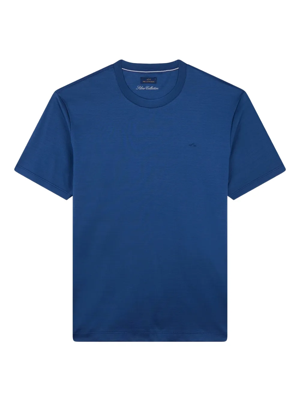 Paul & Shark Shark Fin Embroidery Jersey T-shirt In Blue
