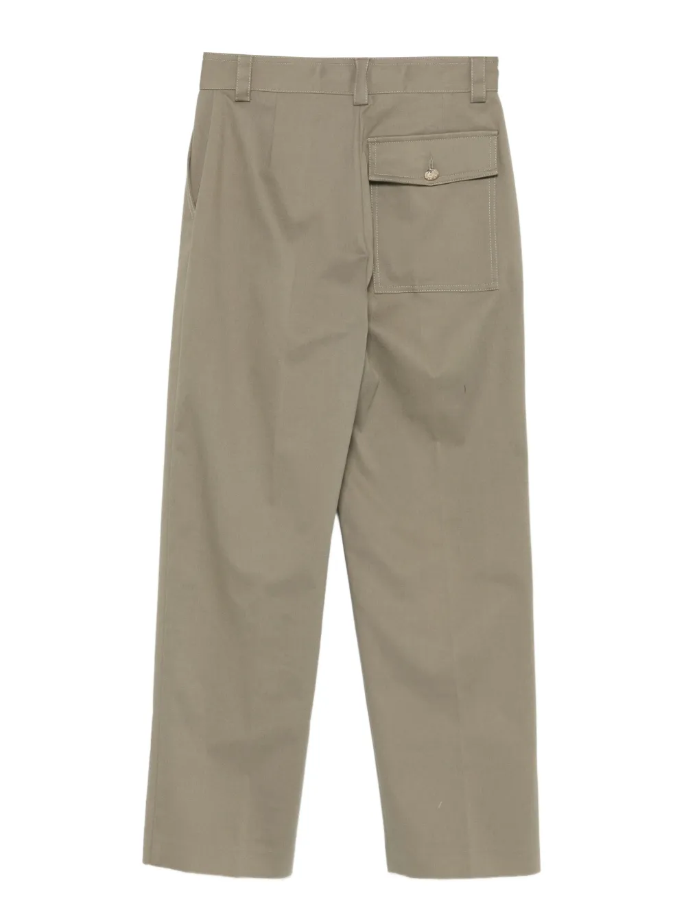 LIU JO D-ring side-pocket trousers - Groen