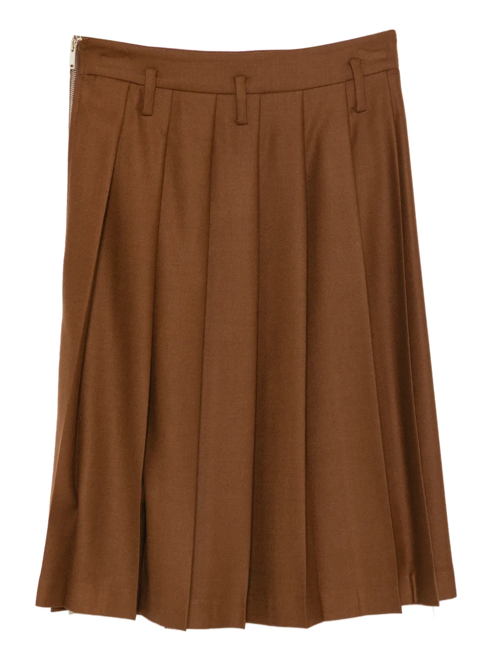 Semicouture Pleated Estella skirt - Bruin