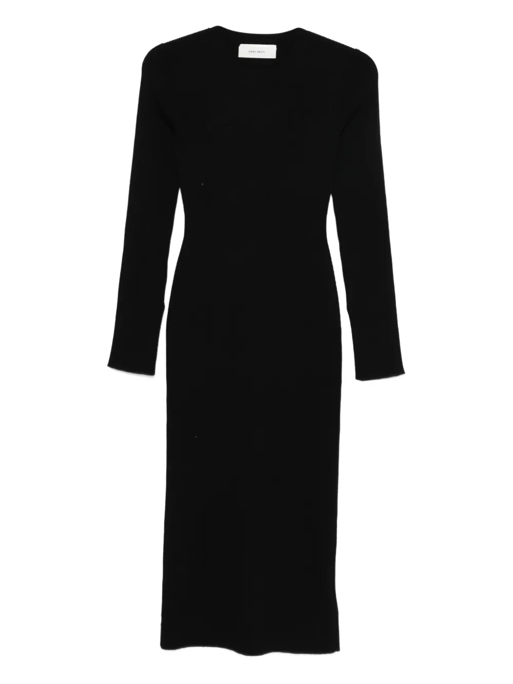 IVORY PARIS Long-Sleeve Dress - Nero