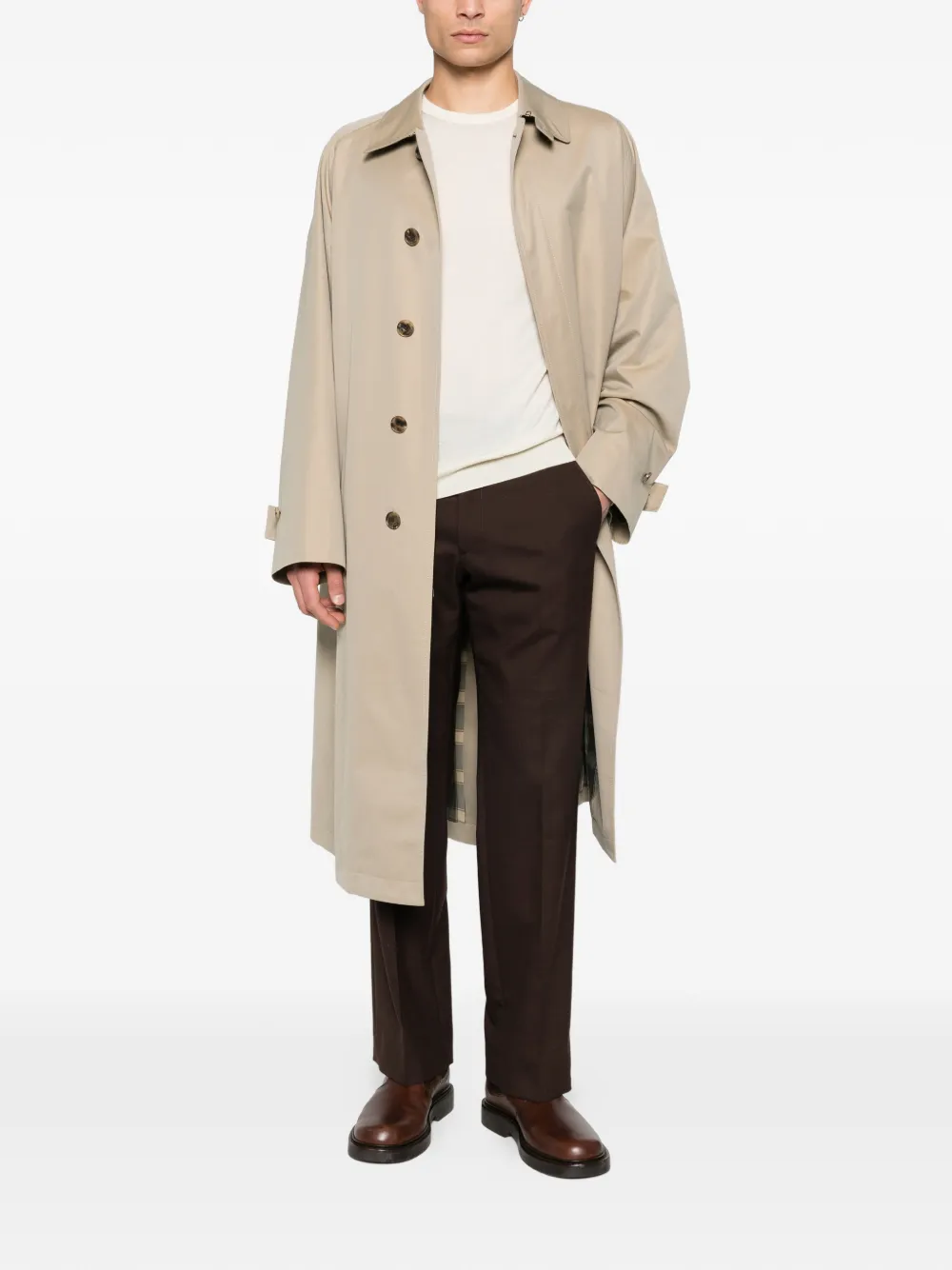 IVORY PARIS crew-neck long-sleeve sweater - Beige