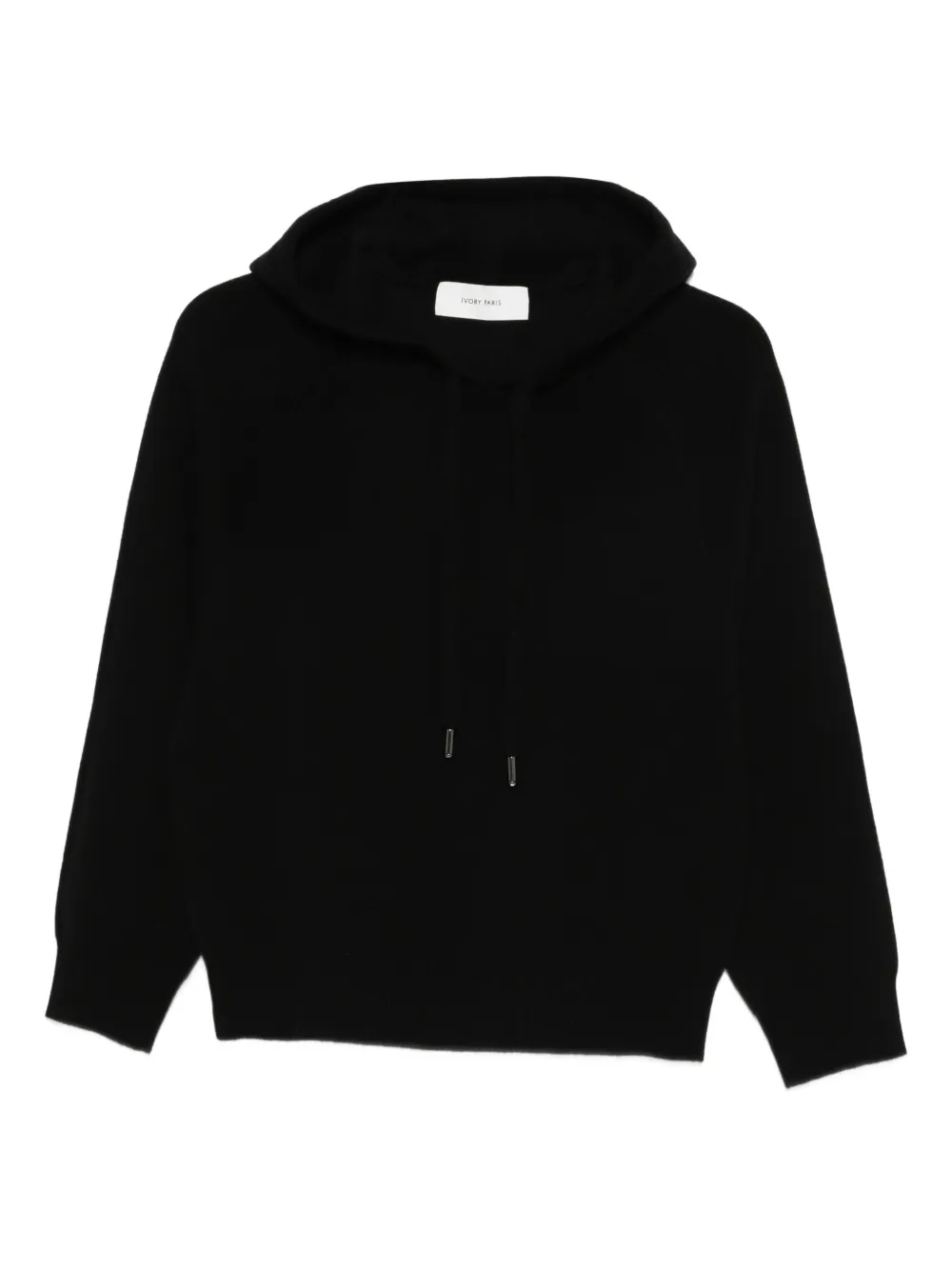 IVORY PARIS hooded sweater - Nero