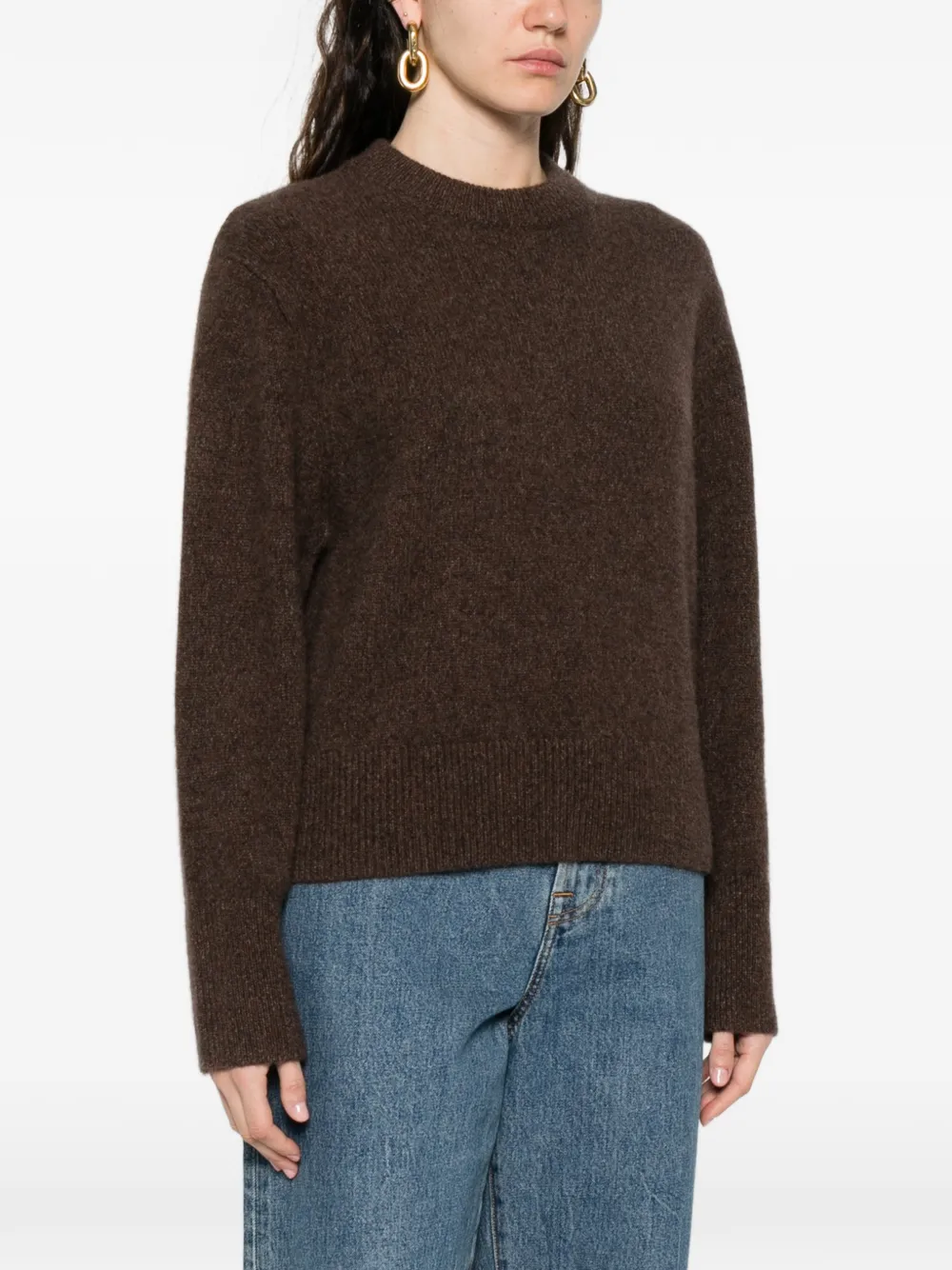  Ivory Paris Round-neck Sweater - Brown 