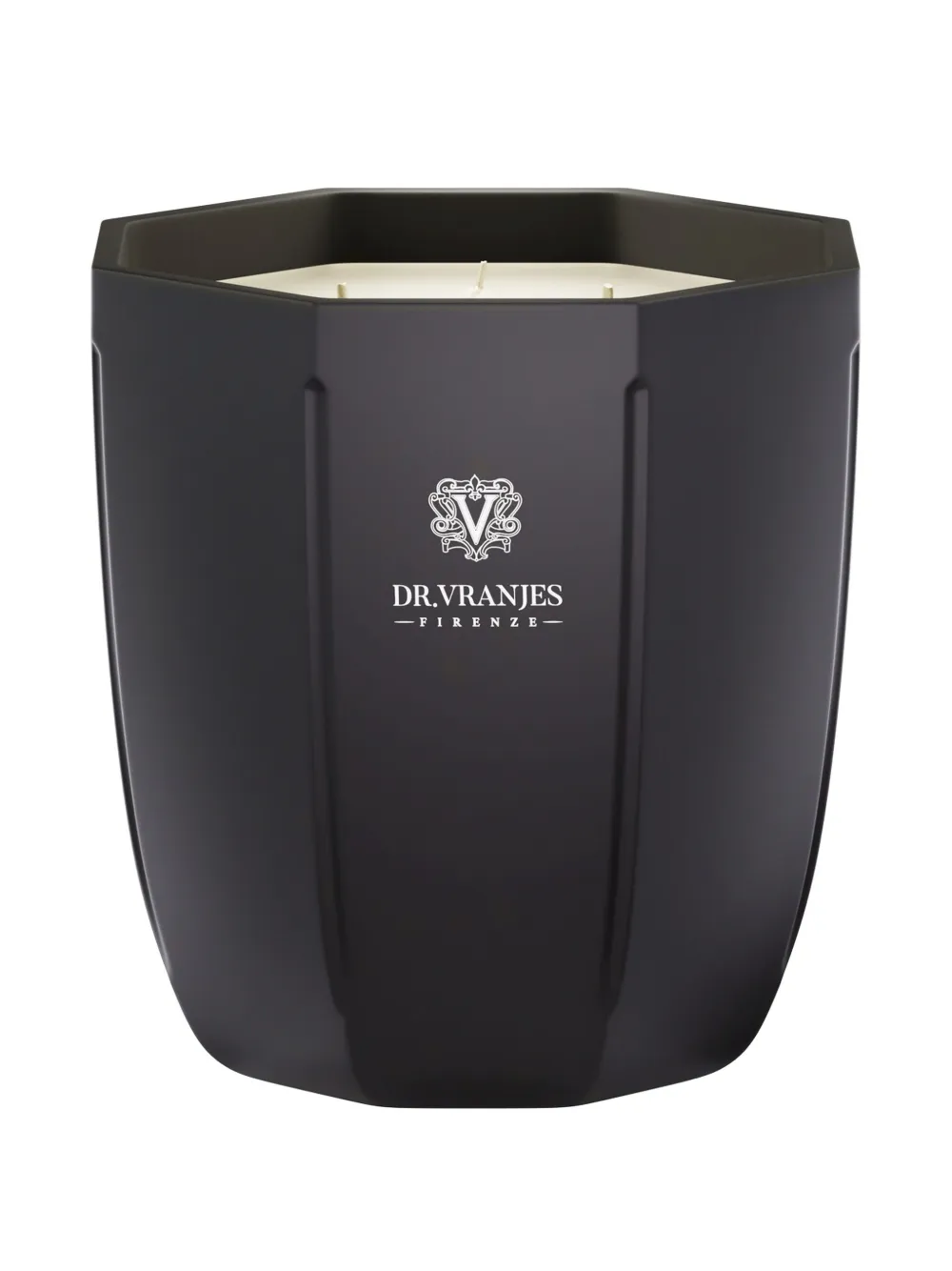 Dr Vranjes Firenze Rosa Tabacco M Scented Candle (500g) In Black