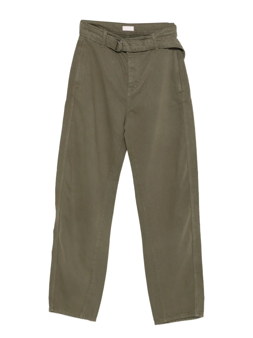 LIU JO belted-waist trousers | Green | Image 1