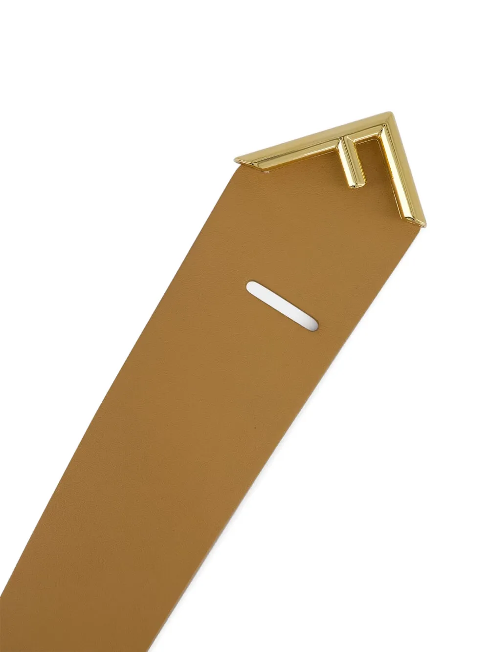 Fendi Logo Buckle Belt In Brown