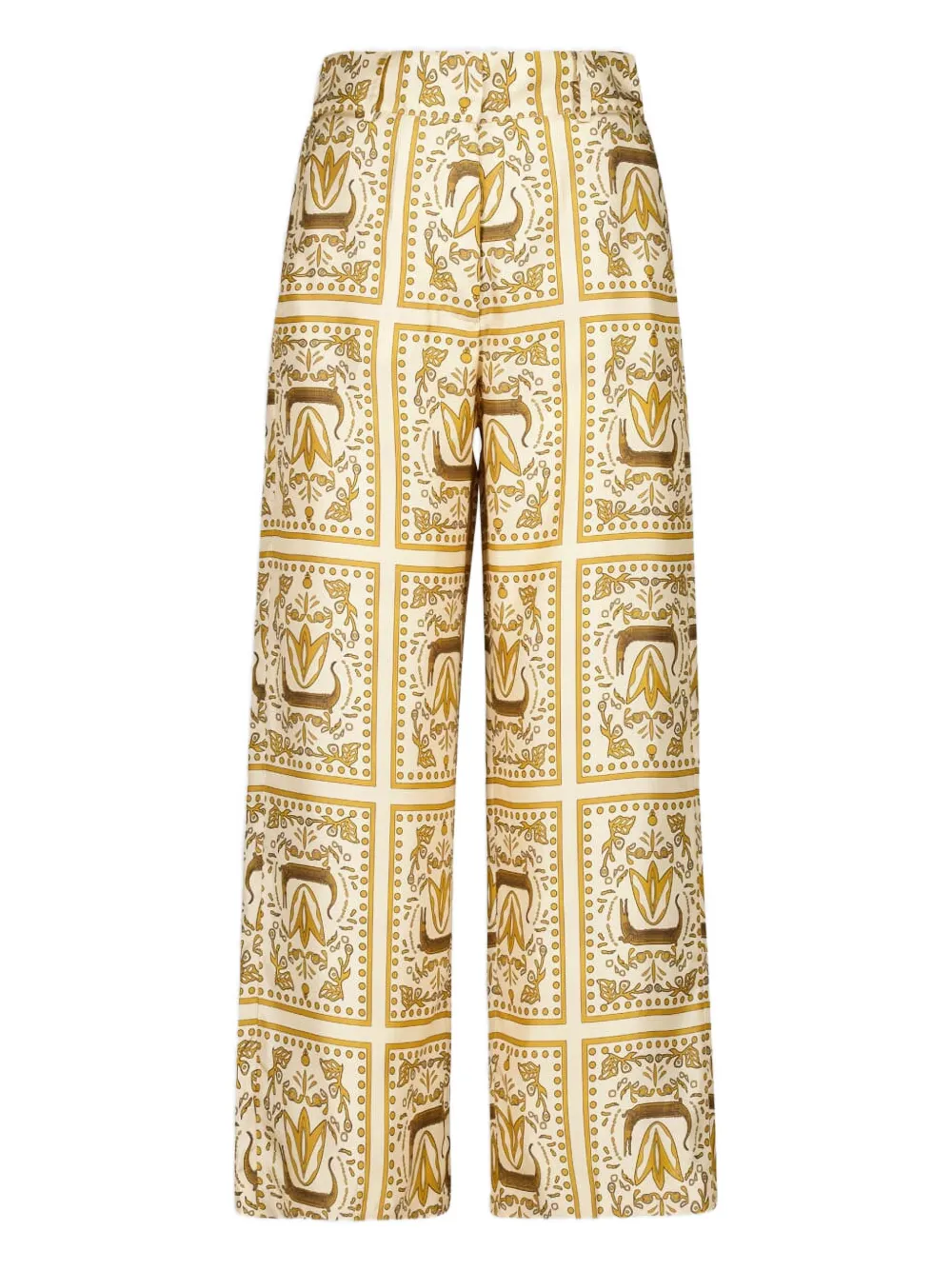 PAULA Croco Houndstooth check trousers | Neutrals | Image 1