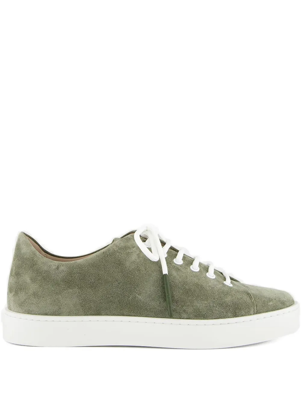 Manolo Blahnik Semanado Lace-up Sneakers In Green