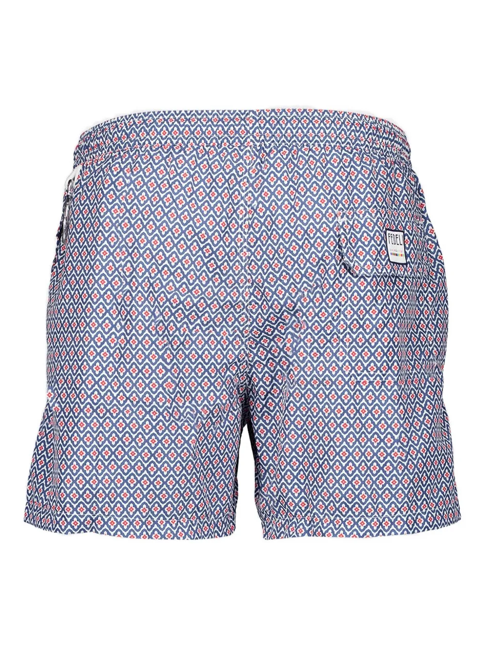 Fedeli Madeira Airport Stamp Shorts In Blue