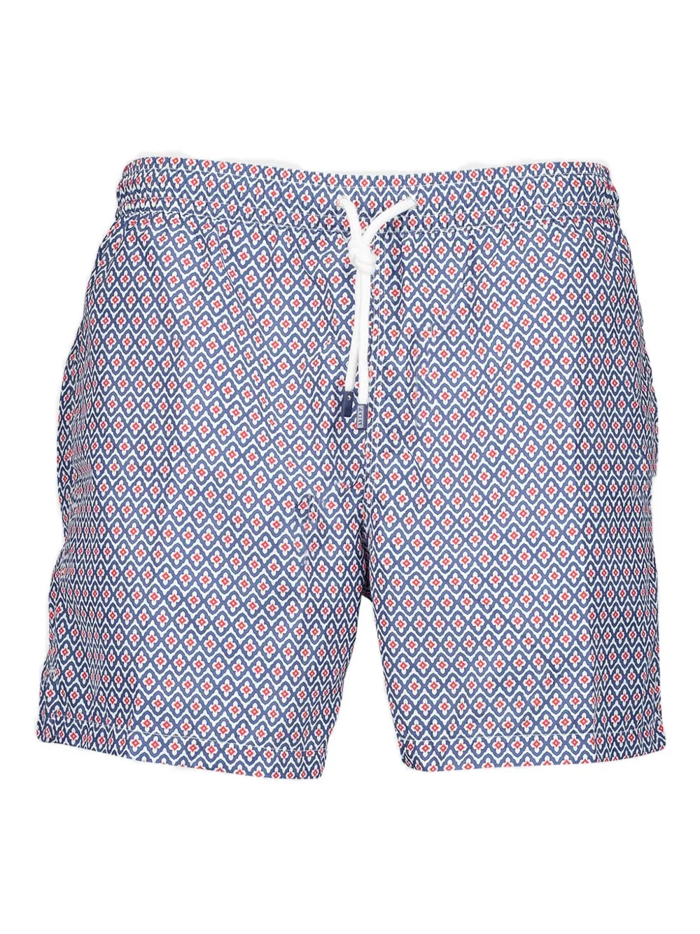 Fedeli Madeira Airport Stamp Shorts In Blue