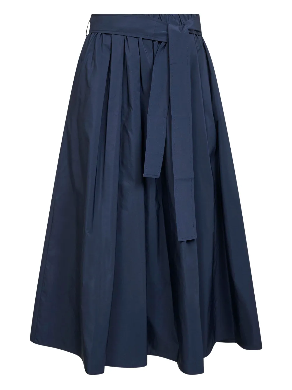 Weekend Max Mara self-tie pleated midi skirt | Blue | Image 1